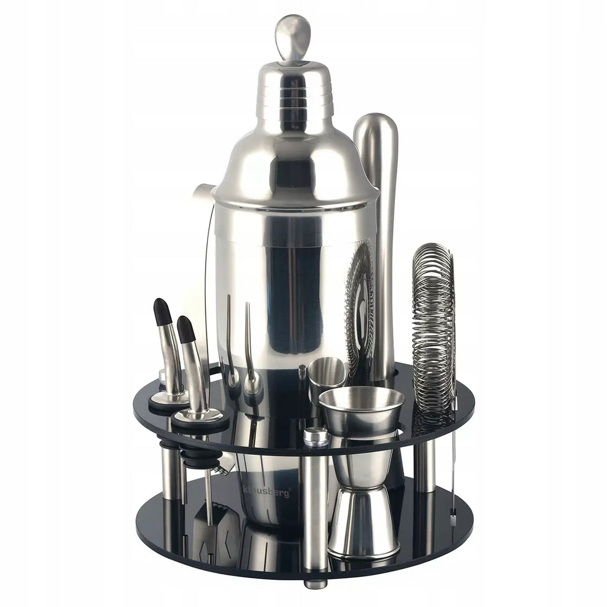 Bartending set, silver 9 elements Klausberg