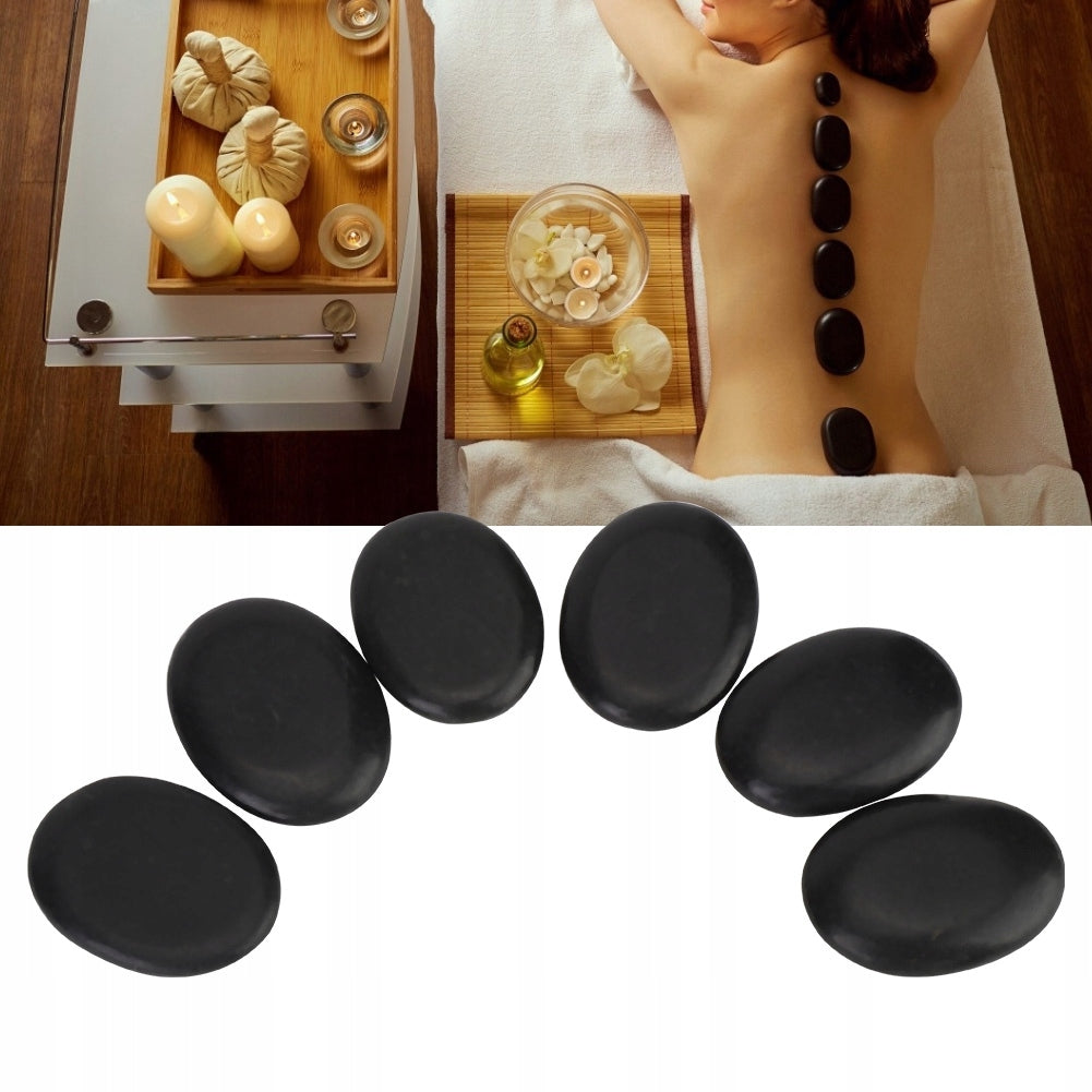 Basalt stone for massage 12 pcs. Packaging status original