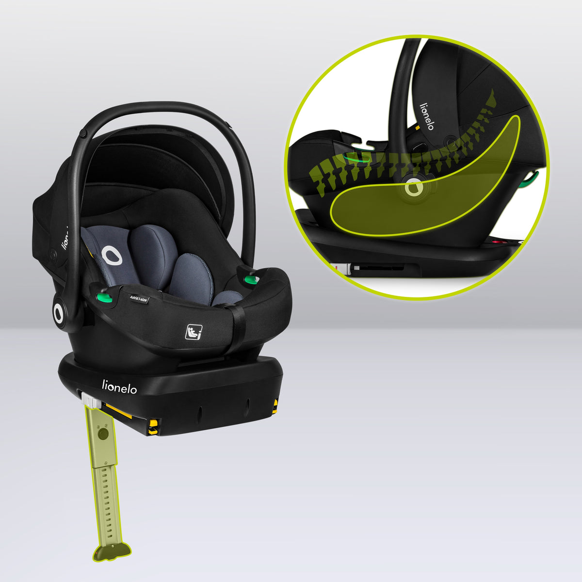 Base for Astrid I-Size with ISOFIX ADAC CERTIFICATE Lionelo Astrid Base Manufacturer's catalog number 5903771705554