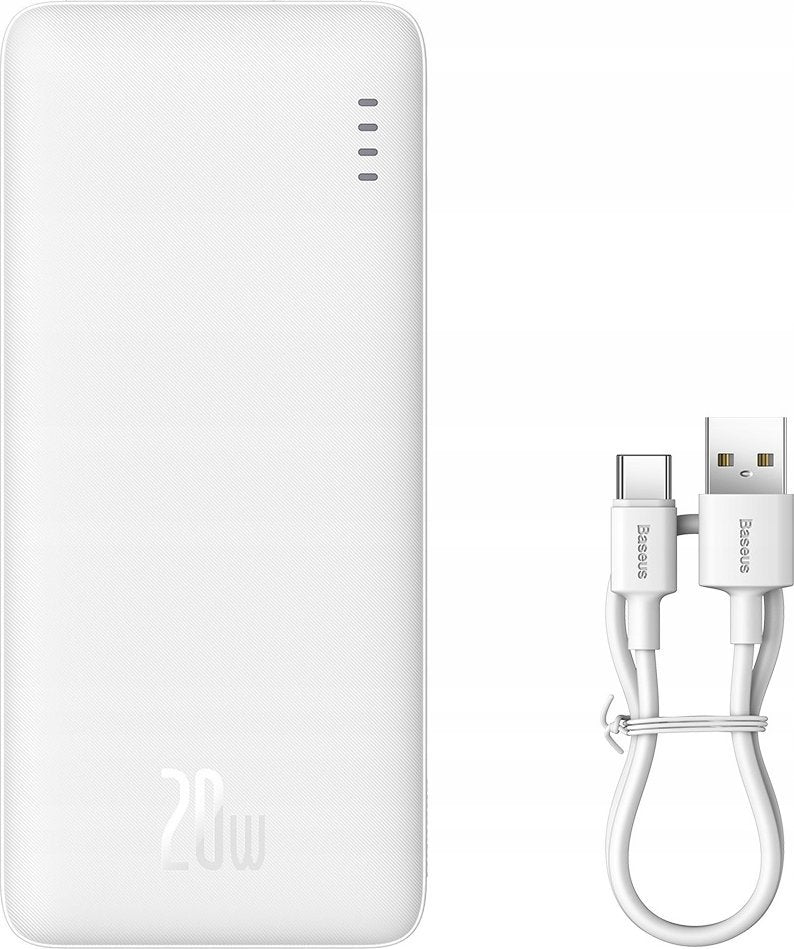 Baseus Airpow 20W 10000mAh Power Bank with Baseus Simple Series USB-A -