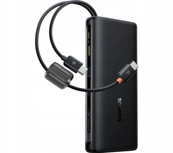 Baseus EnerFill FC41 20000mAh 100W Powerbank USB-A USB-C 2x USB-C Cable