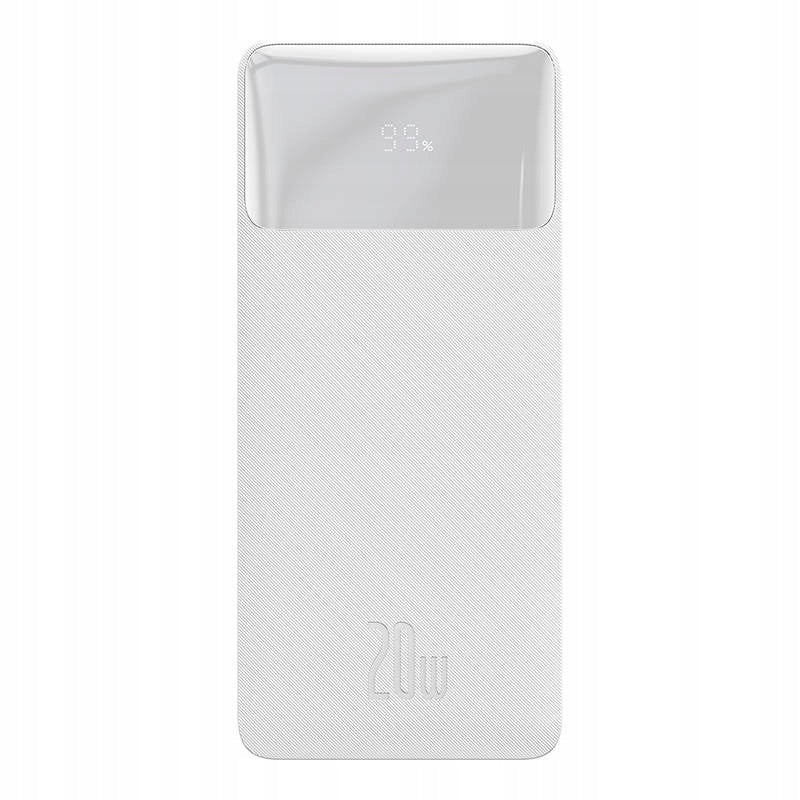 Baseus Powerbank Bipow 10000mAh Compatible 2x USB-C 20W LED Screen Batteries included yes
