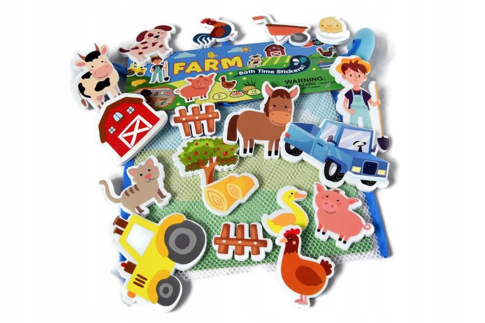 Bath stickers - Farm Brand Buddy & Barney
