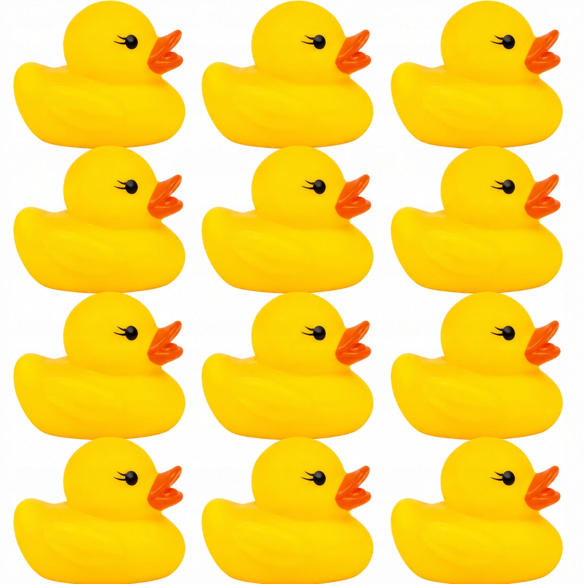 Bath toys rubber ducks Ducks squeakers 12 pieces for children