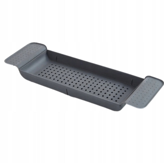 Bathroom Bathtub SHELF Organizer Sliding Tray Board Adjustable Grey Brand no brand