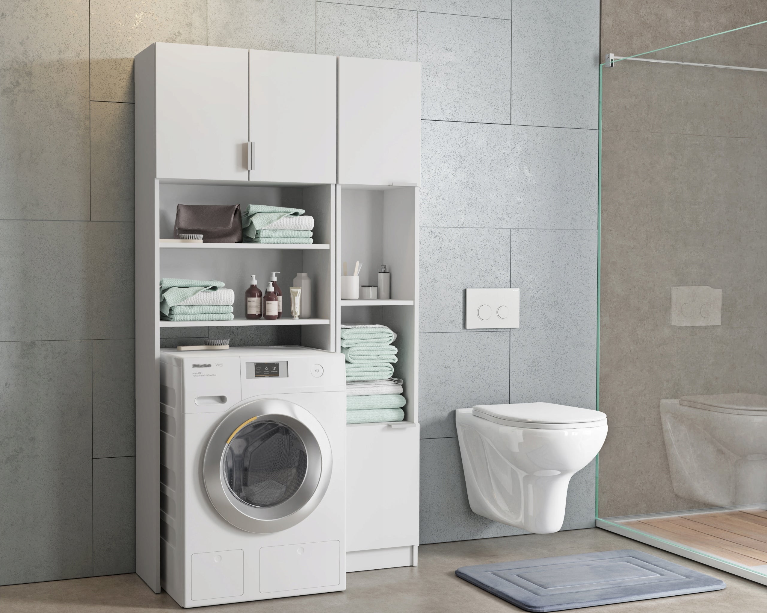 Bathroom Cabinet Over Washing Machine FRANIA + Post Manufacturer code 12345