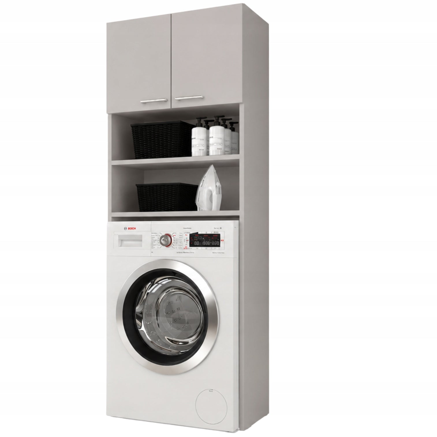 Bathroom Cabinet Standing Over Washing Machine Lara Post High Bathroom CASHMERE
