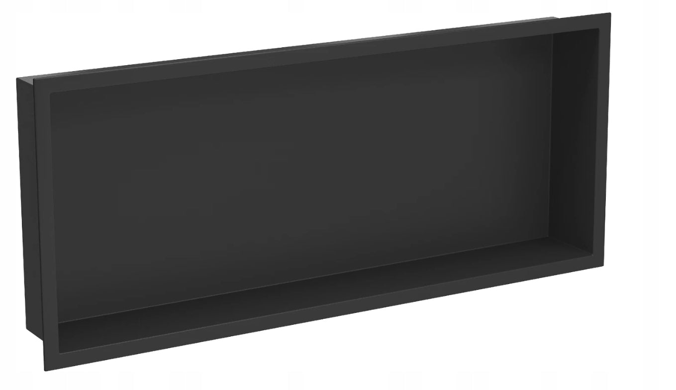 Bathroom Cavity Shelf Black Shower Cavity 70x28