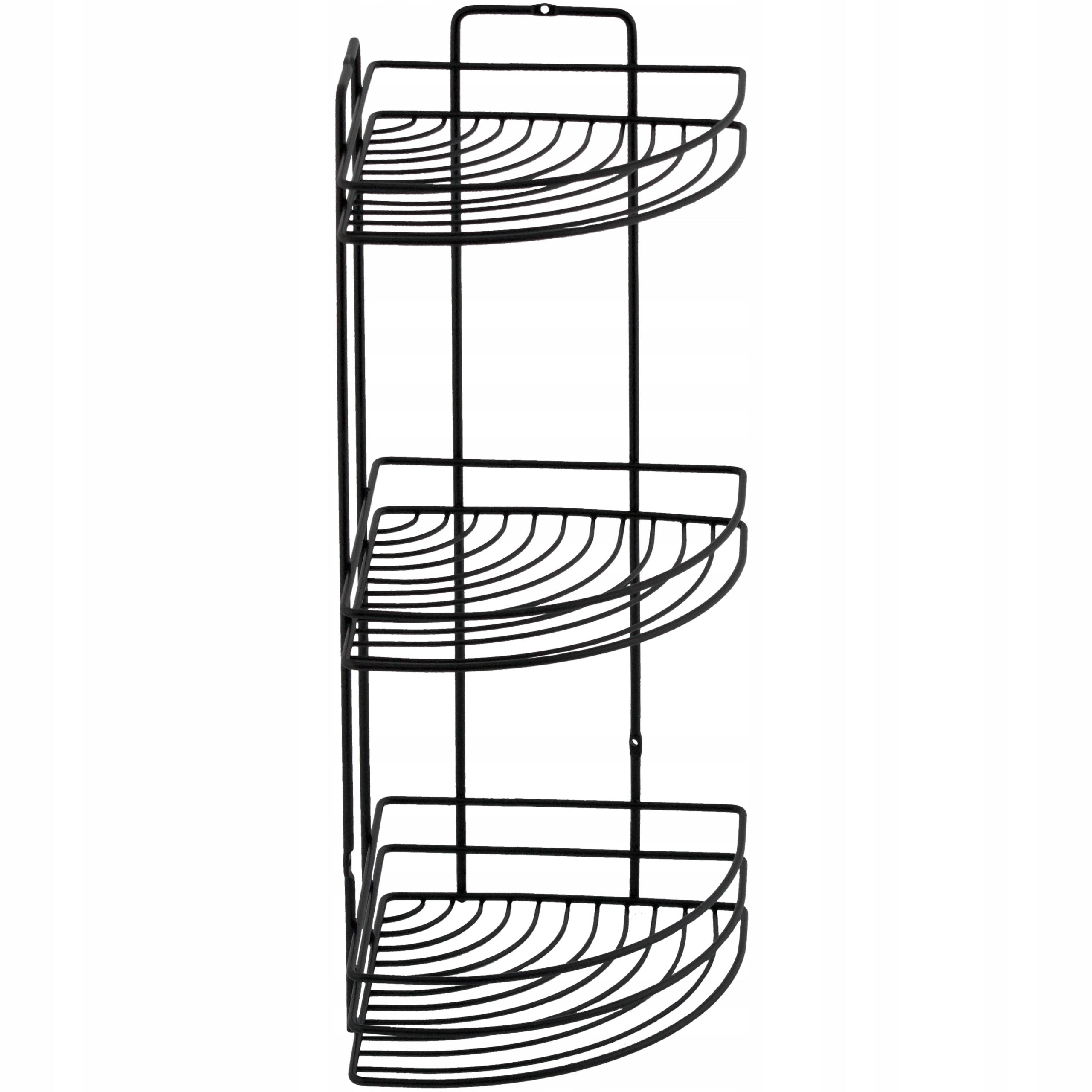 Bathroom Kitchen Corner Shelf 3 Tier Durable Wire Stylish Brand Sepio