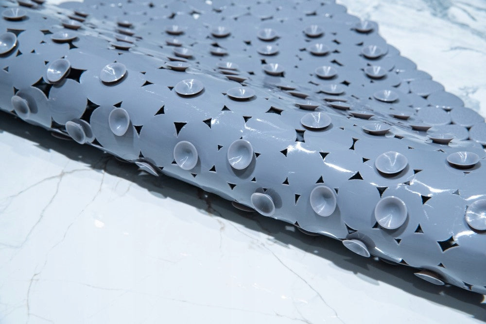 Bathroom Mat Non-Slip PVC Shower 54 x 54cm Suction Cups Grey Manufacturer code AWD02090810