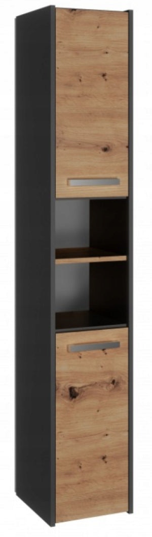 Bathroom Post 2 Doors 40 cm Anthracite + Artisan SYLWEK III TS - 4 Colors