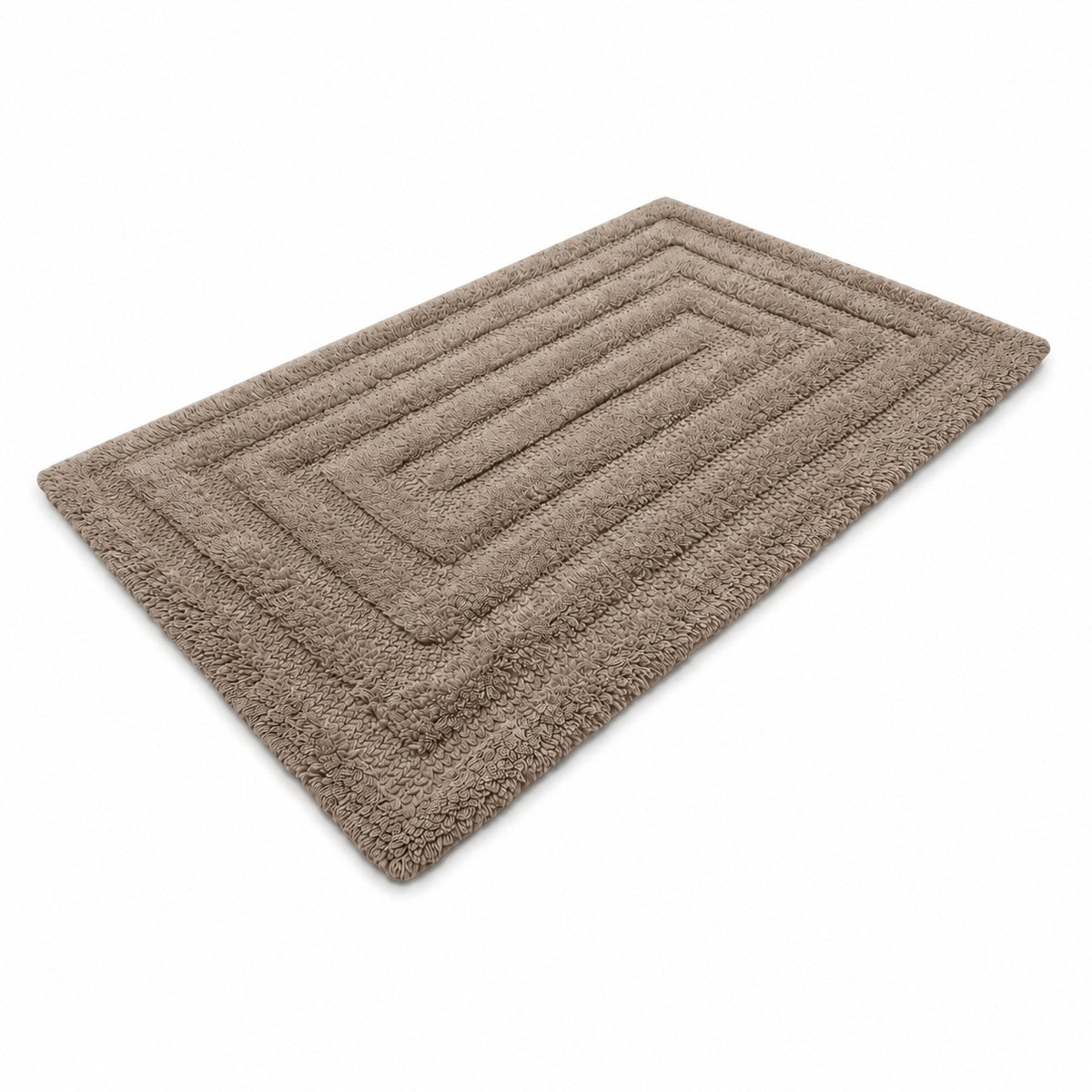 Bathroom Rug 60x100 Bronze MOCCA LABYRINTH 100 % COTTON Absorbent THICK Packaging status original