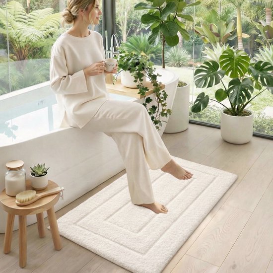 Bathroom Rug 80x50 Soft Absorbent Quick Drying Anti-Slip Manufacturer code B80