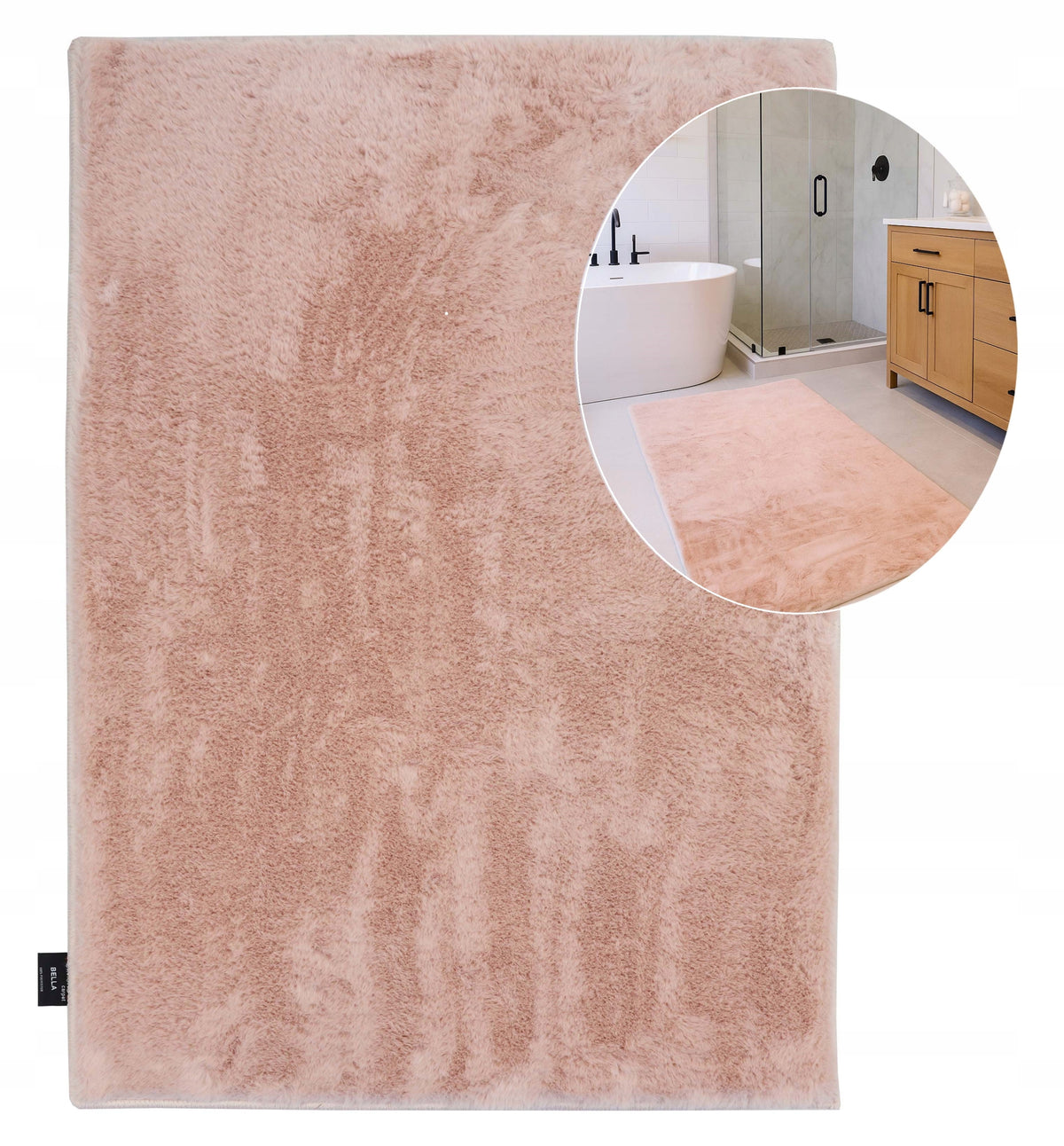 Bathroom Rug Anti-slip Soft Rabbit 60x90 cm Bella