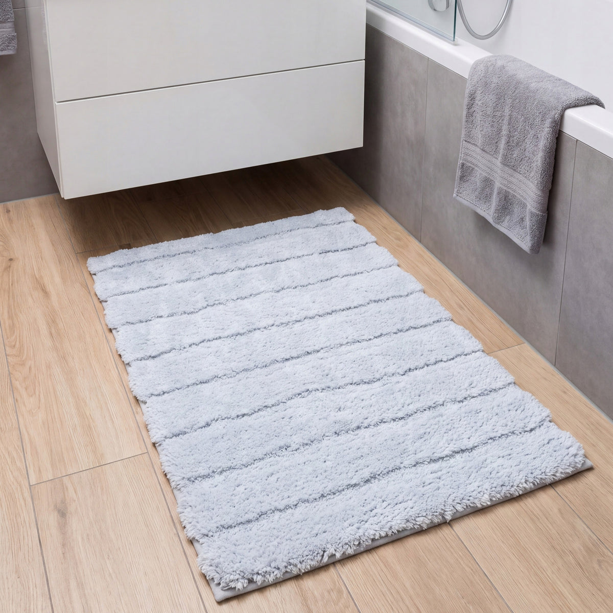 Bathroom Rug Anti-slip Super Soft Large 60x110cm Fluffy Soft Manufacturer code 507045