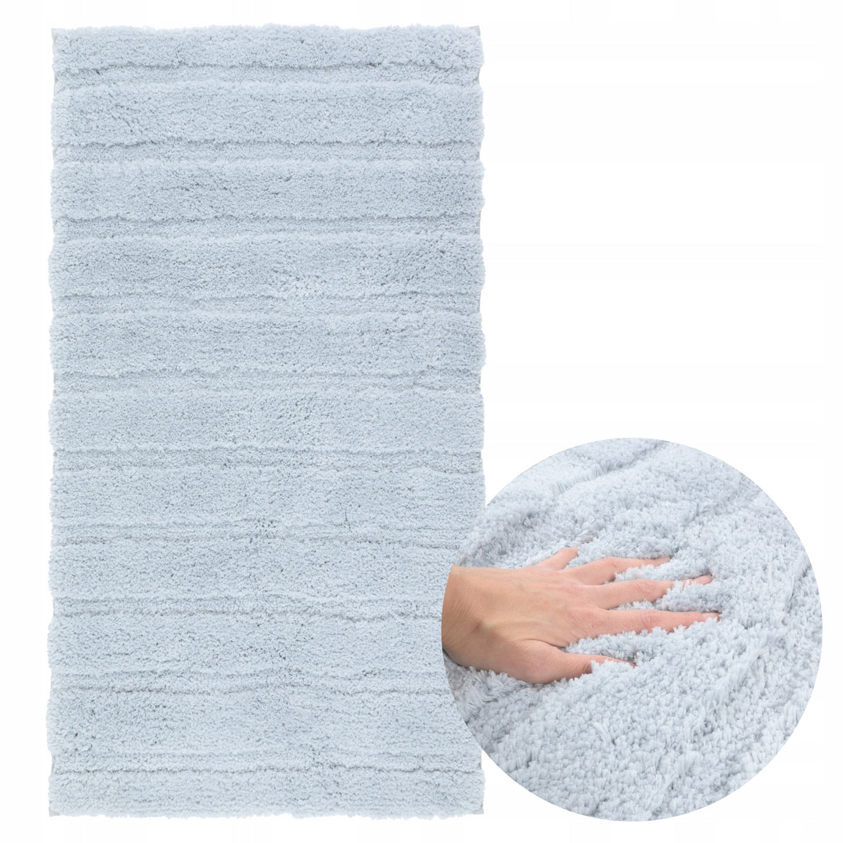 Bathroom Rug Anti-slip Super Soft Large 60x110cm Fluffy Soft