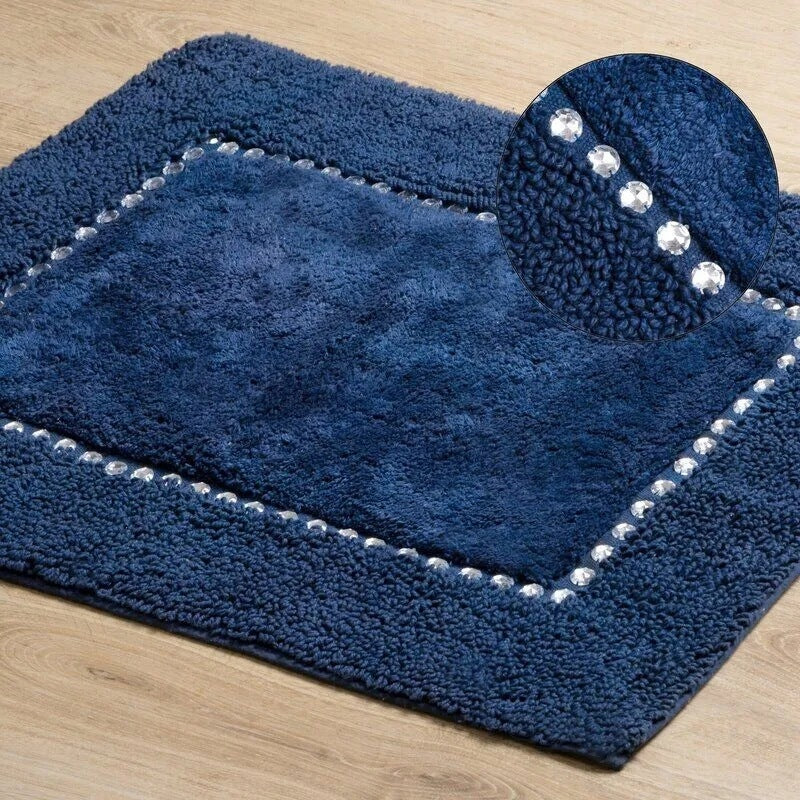 Bathroom Rug CHIC 50x70 navy blue Eurofirany Length 70 cm