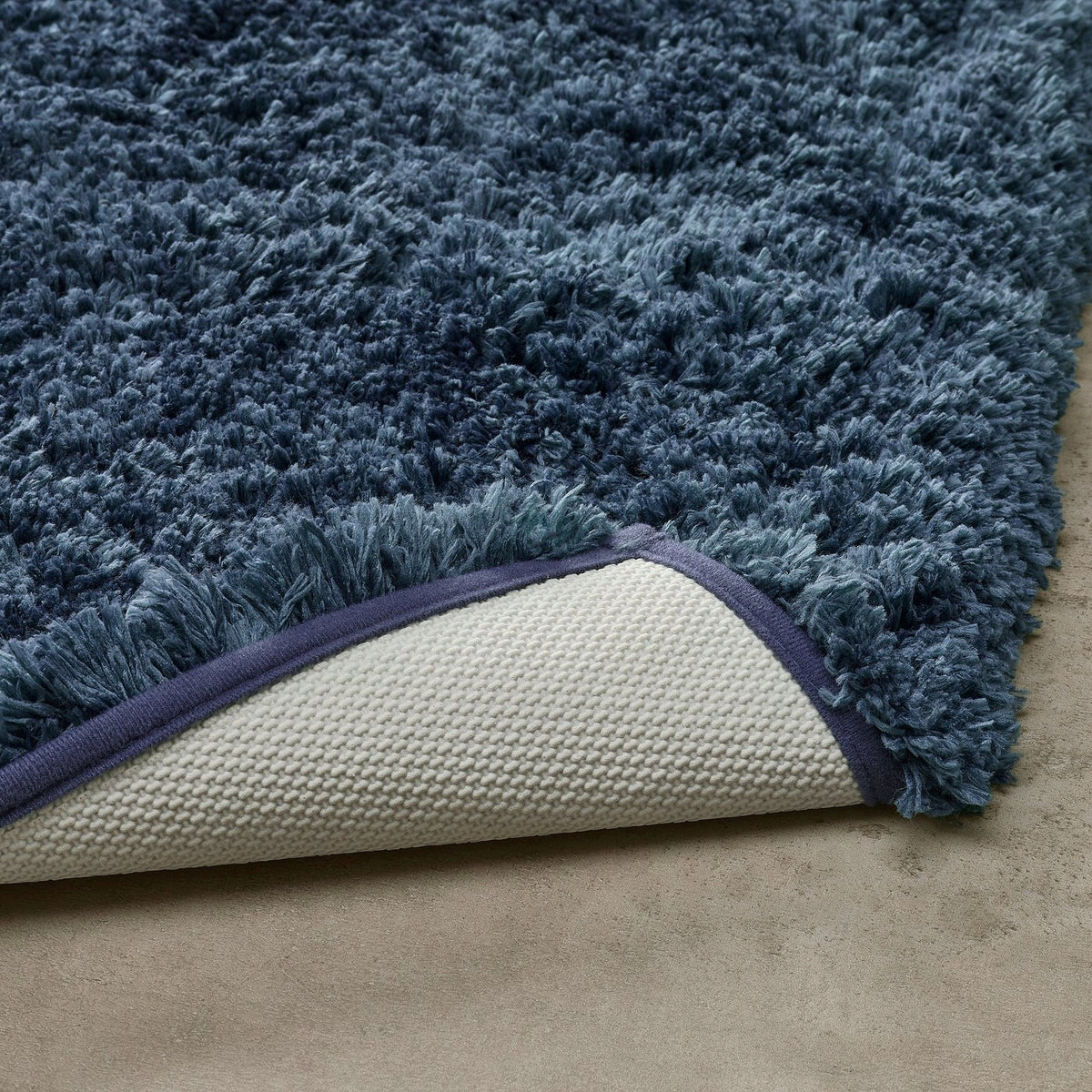 Bathroom Rug Quick Drying Navy Blue 60x90 cm Brand IKEA