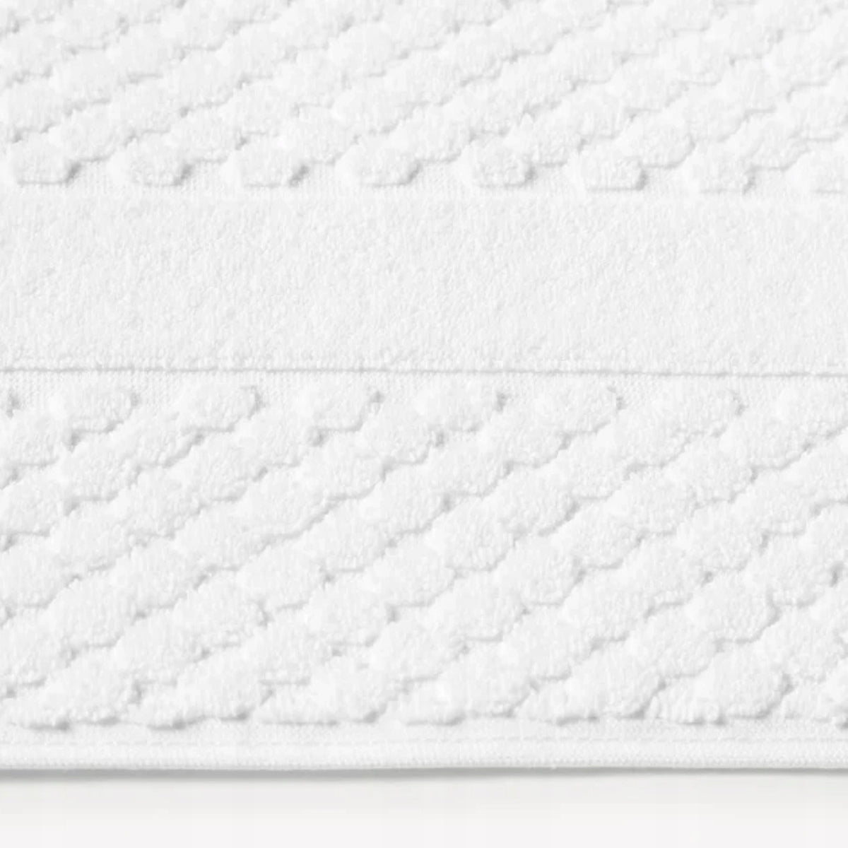 Bathroom Rug WESTWING non-slip cotton mat white 70 x 120 Packaging status original