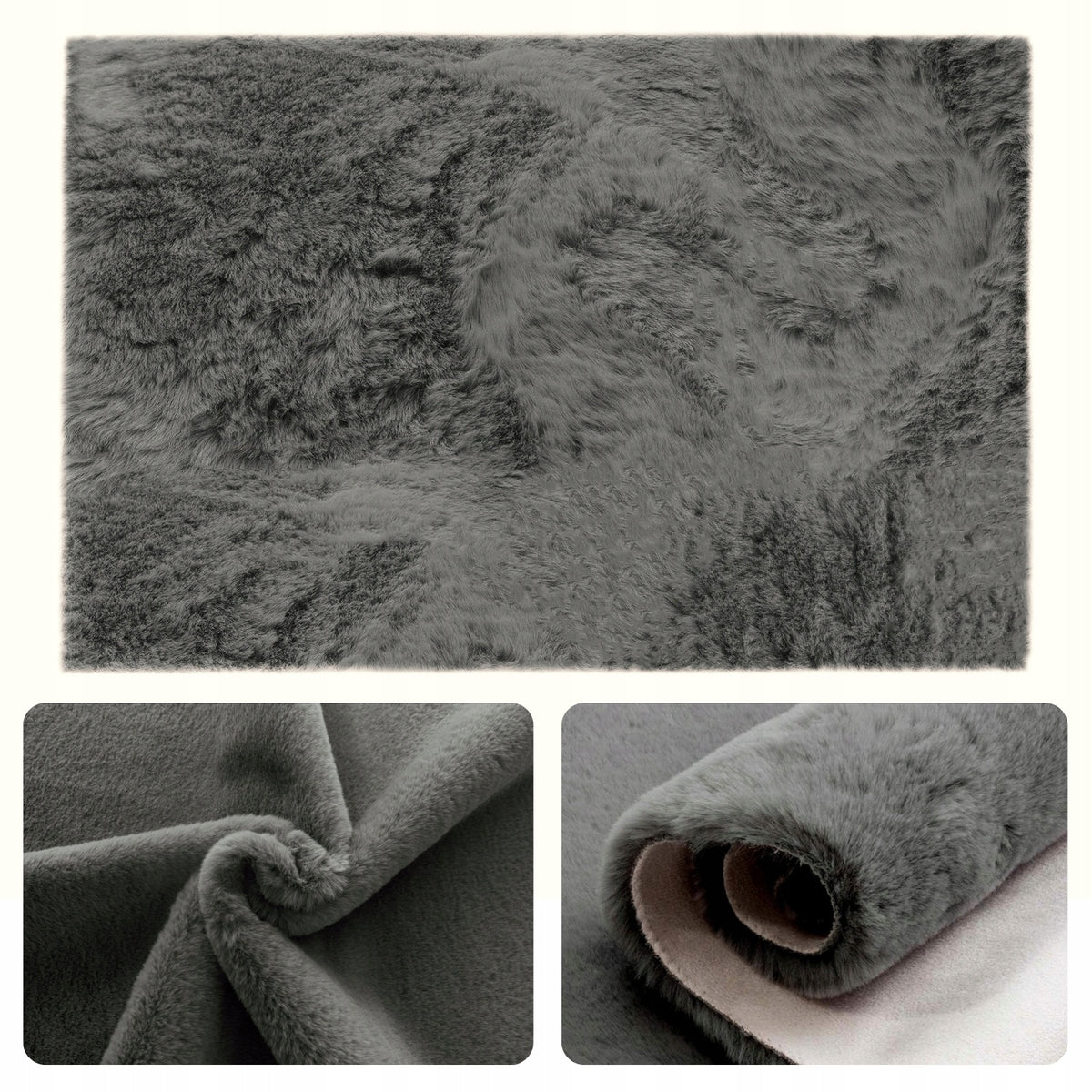 Bathroom Rug for Living Room Kitchen Bedroom for Stairs Terrace Rabbit 60x90