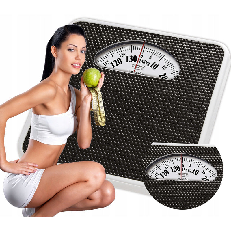 Bathroom Scale Mechanical Accurate Home Metal up to 136kg Classic