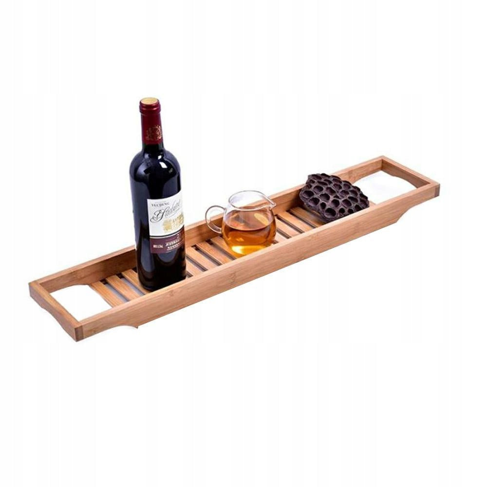 Bathroom Shelf BAMBOO Bathtub Organizer Brand Bathroom Solutions