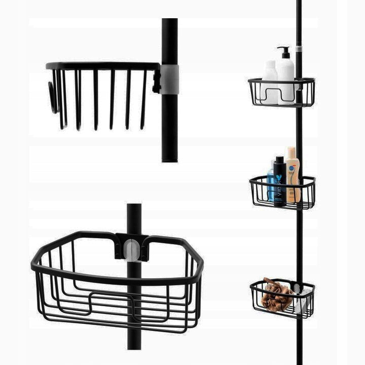 Bathroom Shelf STAINLESS Corner Telescopic Shower Shelf for Bathroom