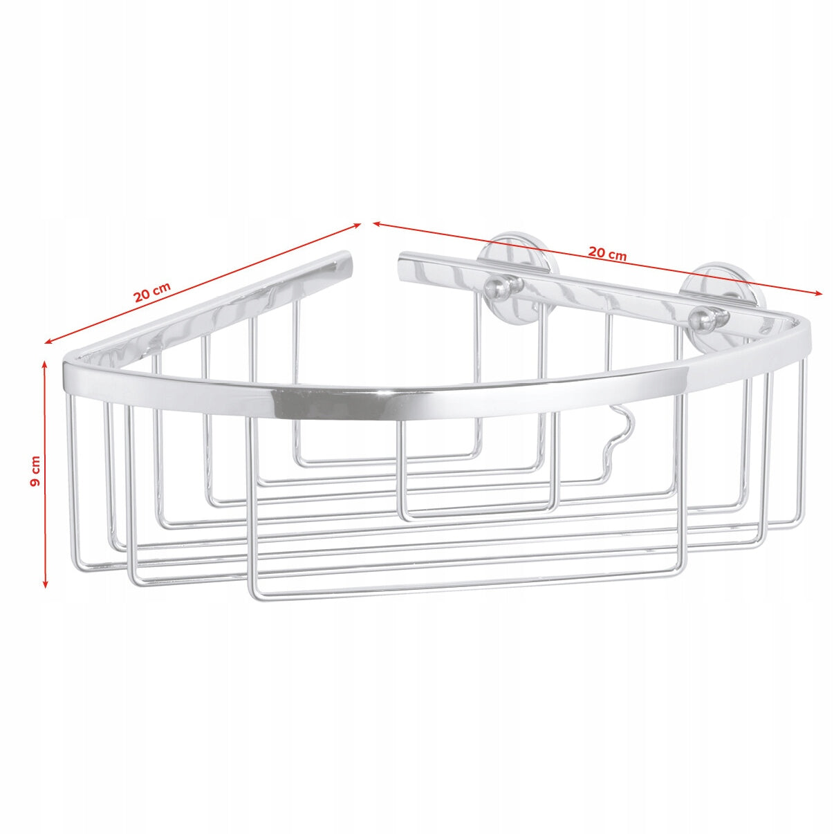 Bathroom Shelf Self-Adhesive Corner Tesa ALUXX Shower Basket Brand Tesa