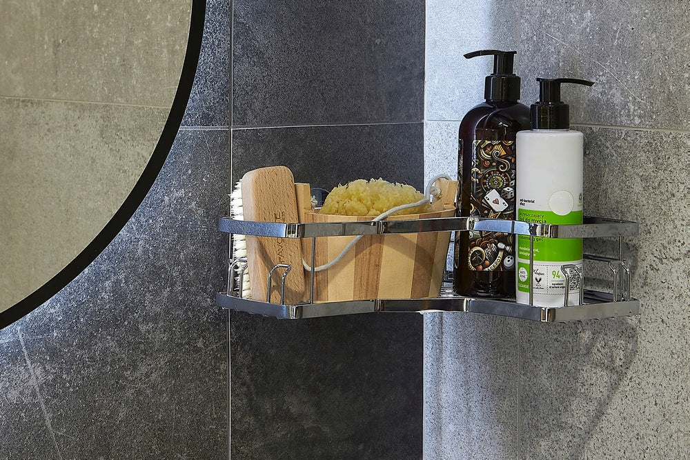 Bathroom Shelf for Bathroom Shower Hanging Corner Shower Tape Manufacturer code AWD02081881