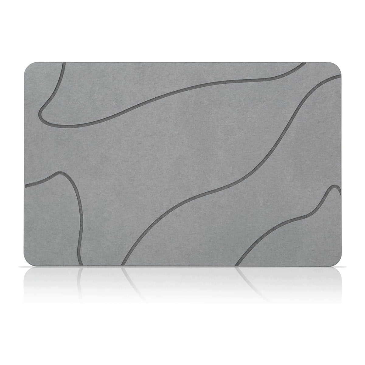 Bathroom Shower Floor Mat 39x60cm Diatomaceous Earth Stone