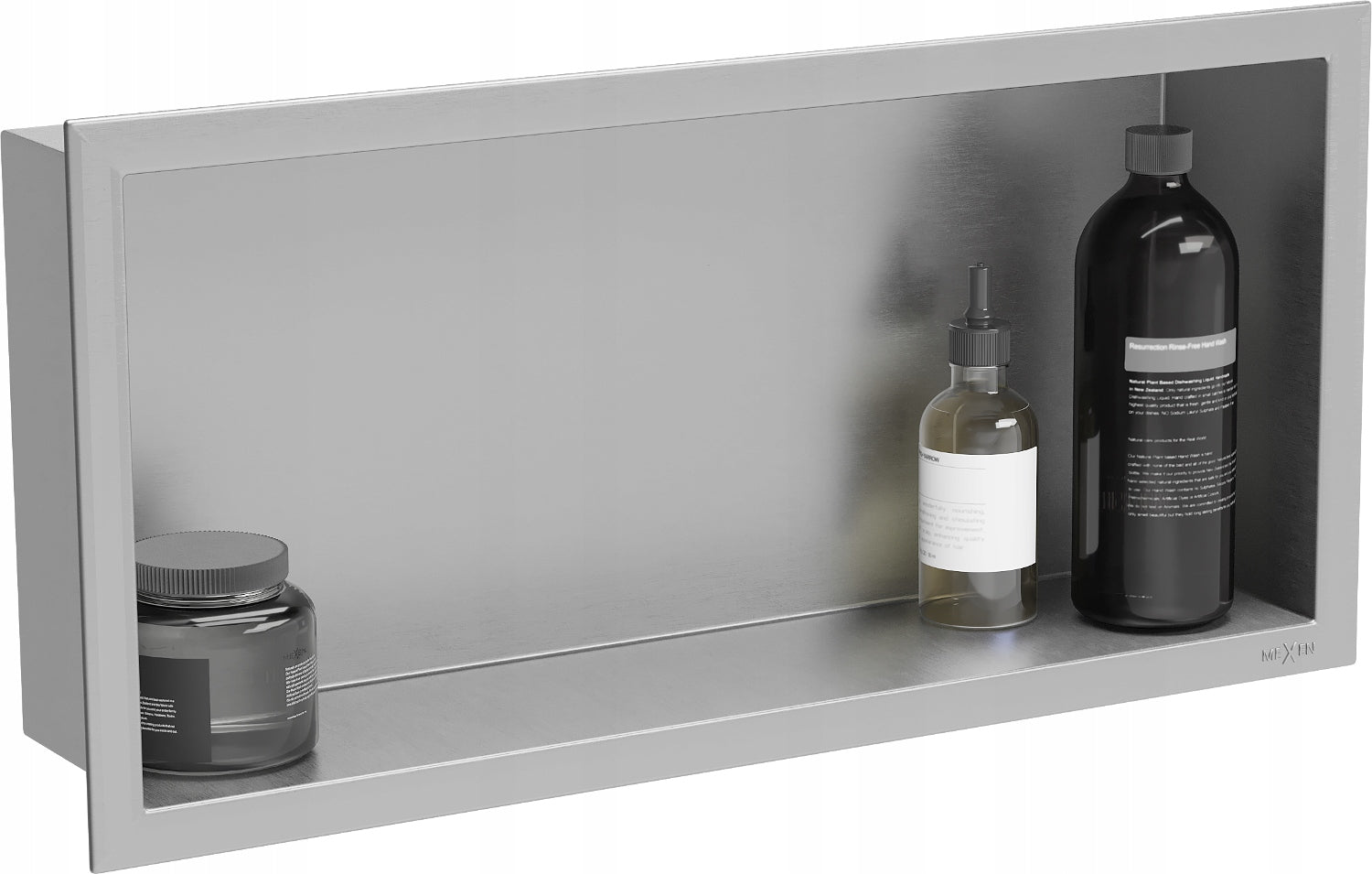 Bathroom Shower Shelf Flange 45x20 Mexen X-Wall inox