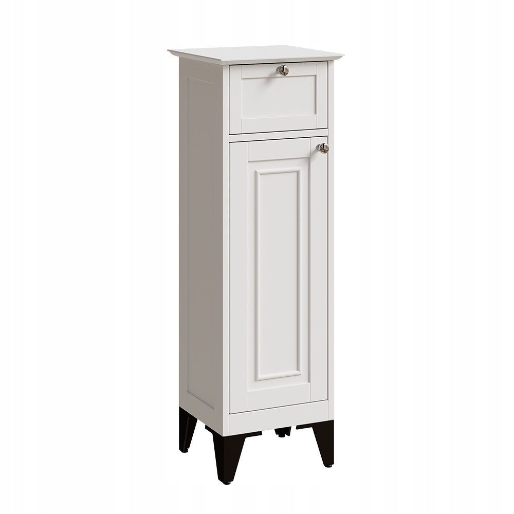 Bathroom Vanity Cabinet, White, 32 x 92 cm with Drawer, Vicco