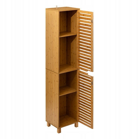 Bathroom cabinet bookcase bamboo post 168 cm Manufacturer code 160814