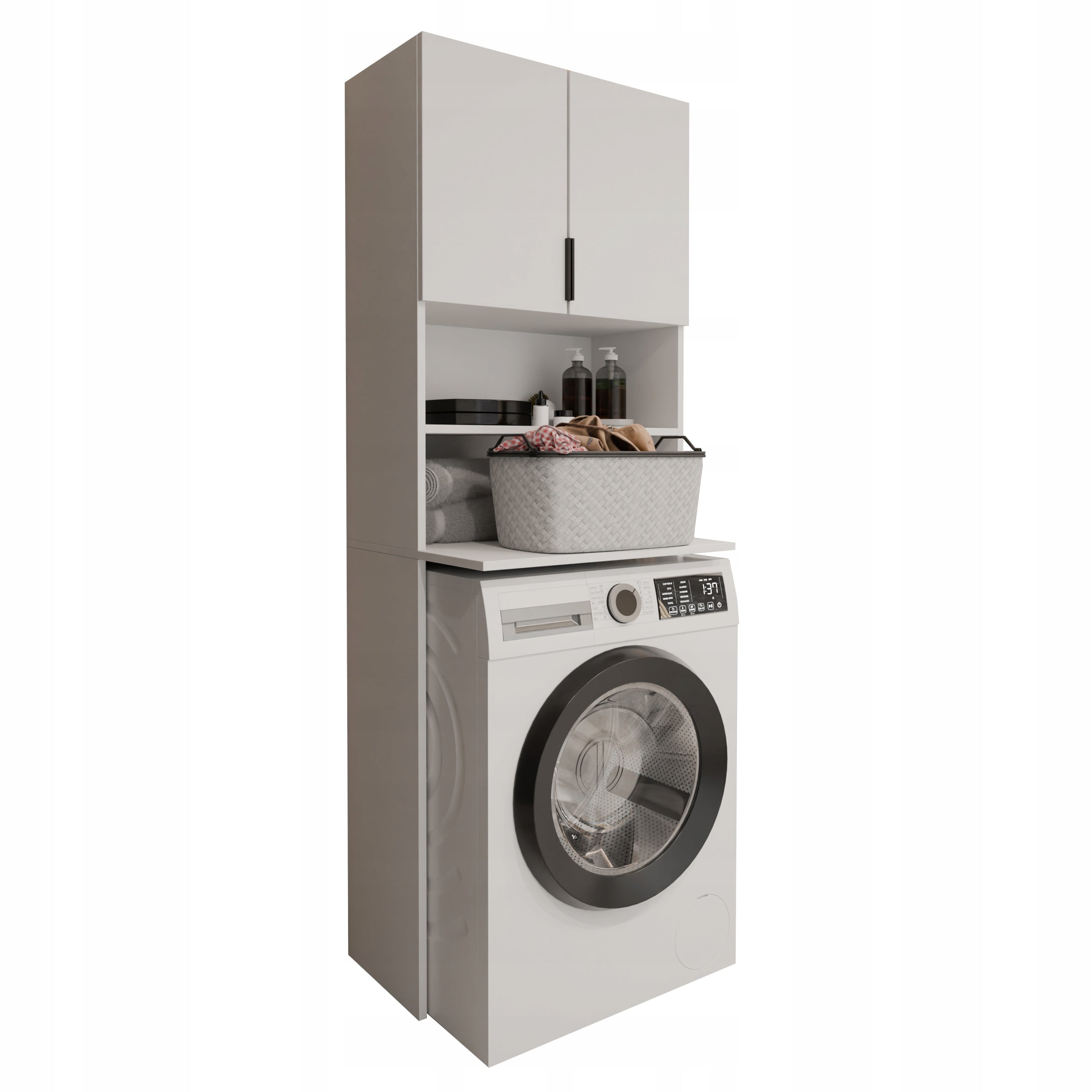 Bathroom cabinet over washing machine OLI BIS WHITE