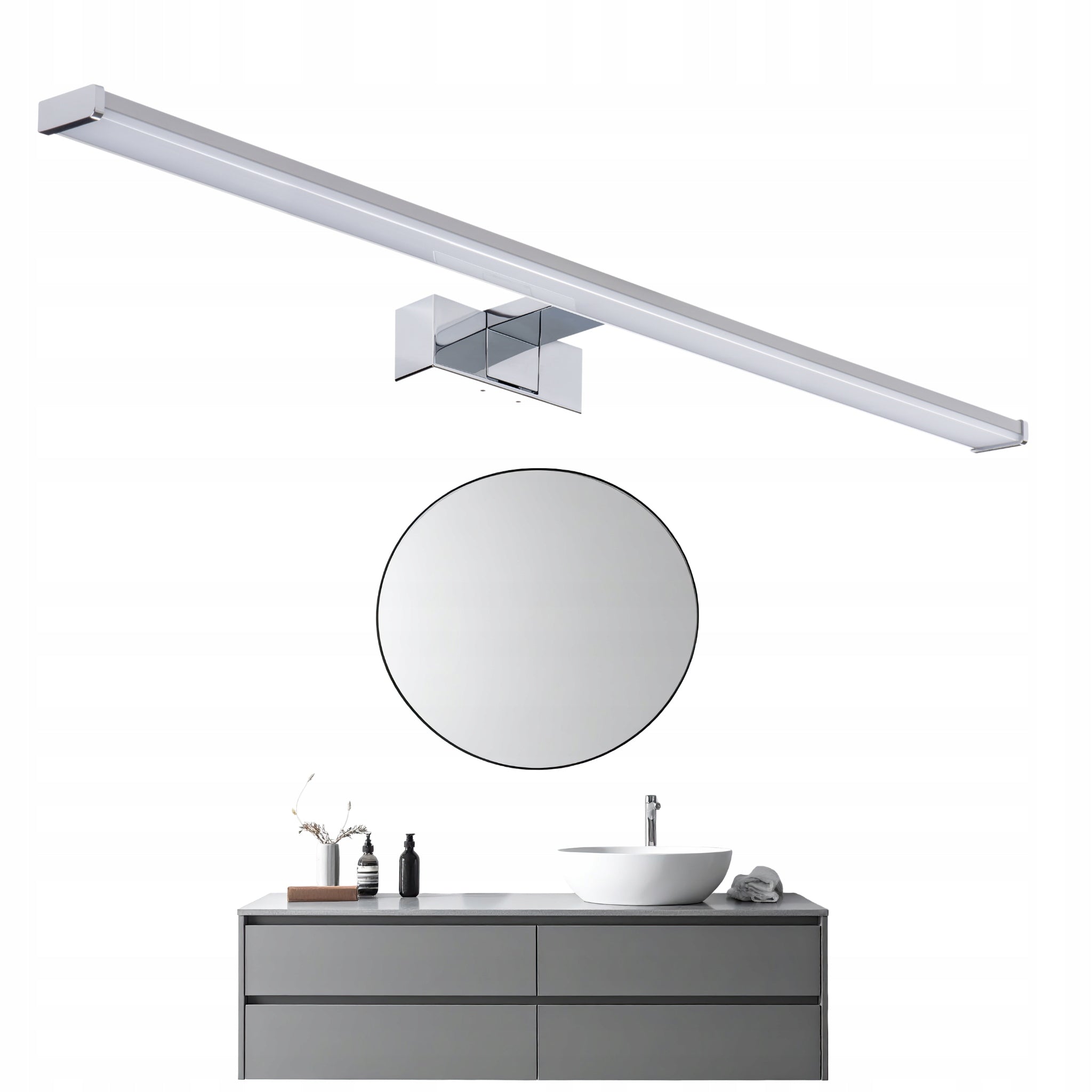 Bathroom lamp over mirror LED wall lamp LIGHTLOGIC LL WALL LAMP03 8W C IP44