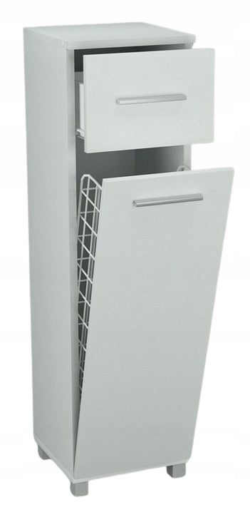 Bathroom post 1D1SZ1K with basket WHITE chest of drawers M4K
