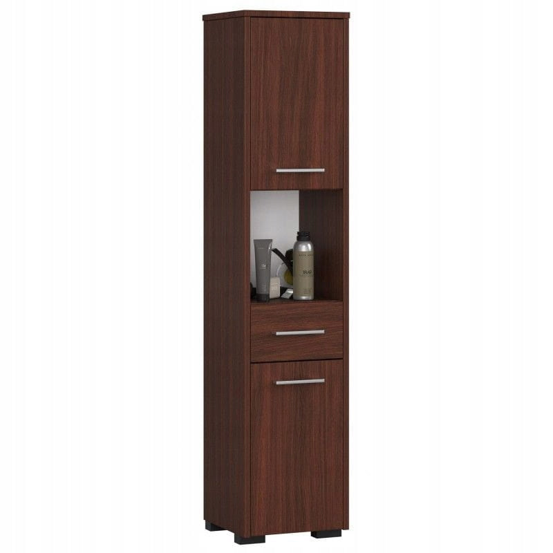 Bathroom post, recess, ELION, 30x30x140 cm, wenge, matt | TYLETEGOTU