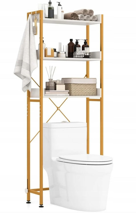 Bathroom rack Costway gold 24 x 63 x 164 cm