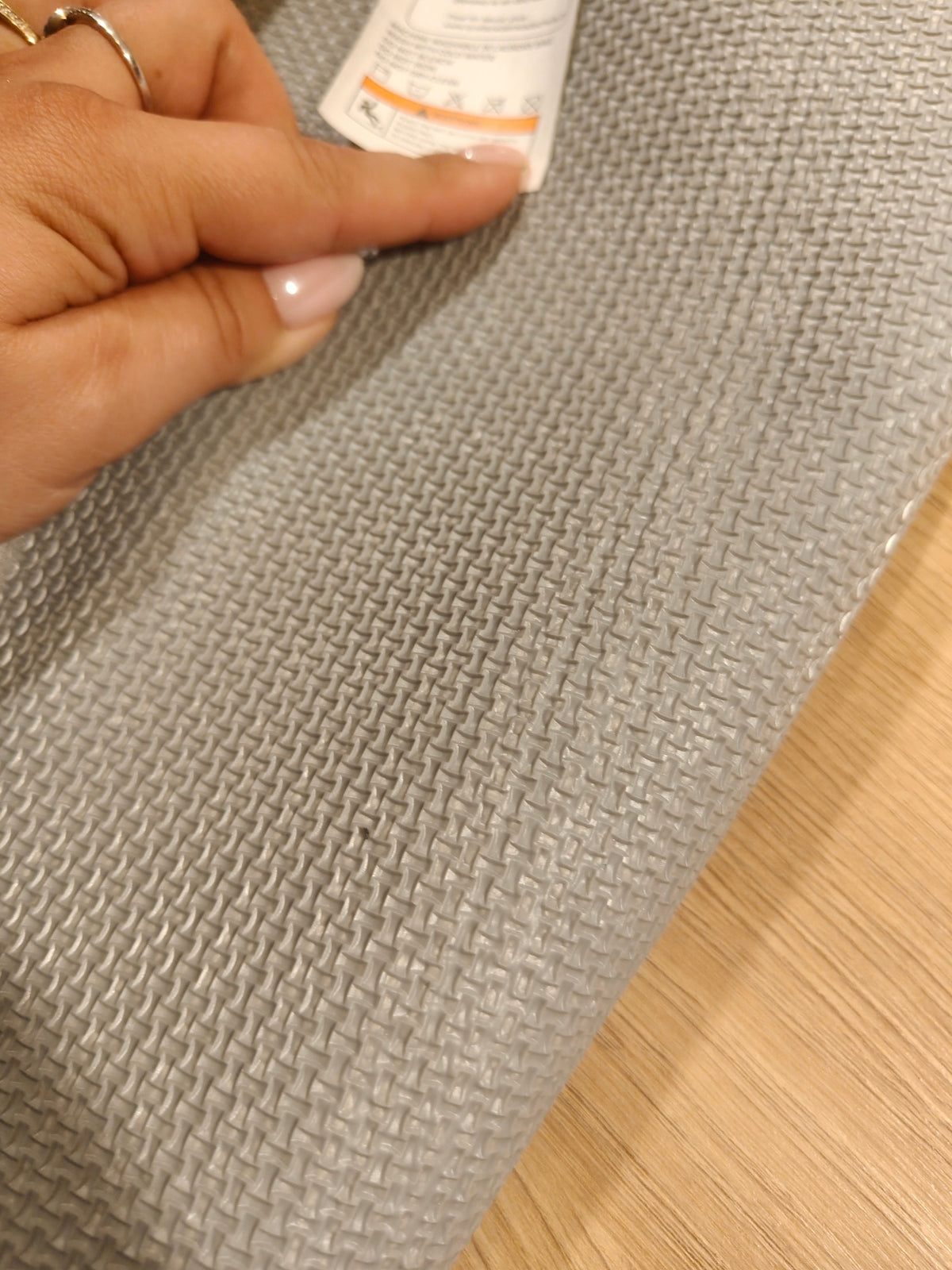 Bathroom rug e-floor grey 44x80 cm non-slip Brand e-floor
