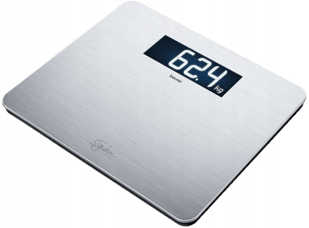Bathroom scale BEURER GS 405 Signature Line Steel Batteries included no