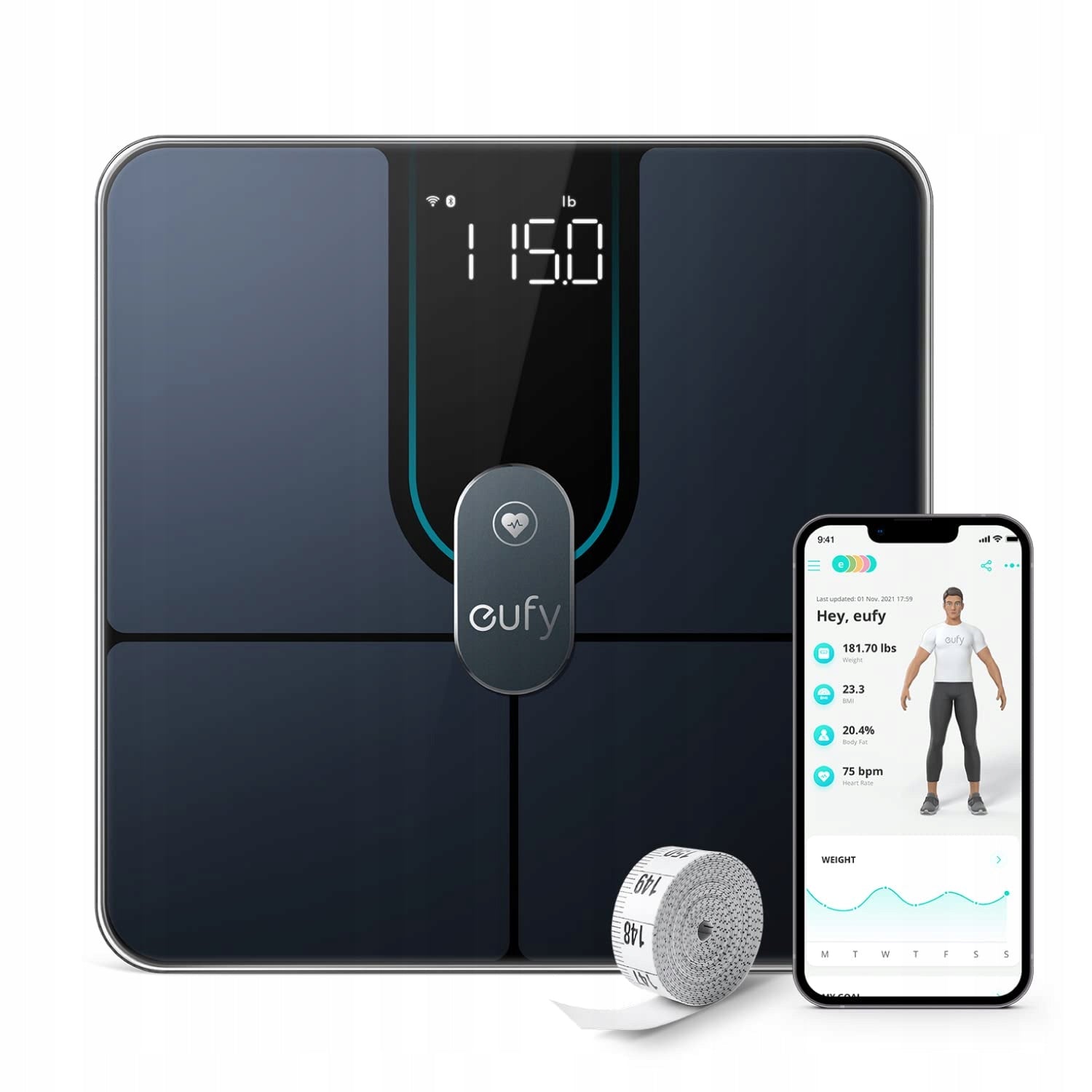 Bathroom scale Eufy Anker Smart Scale P2 PRO