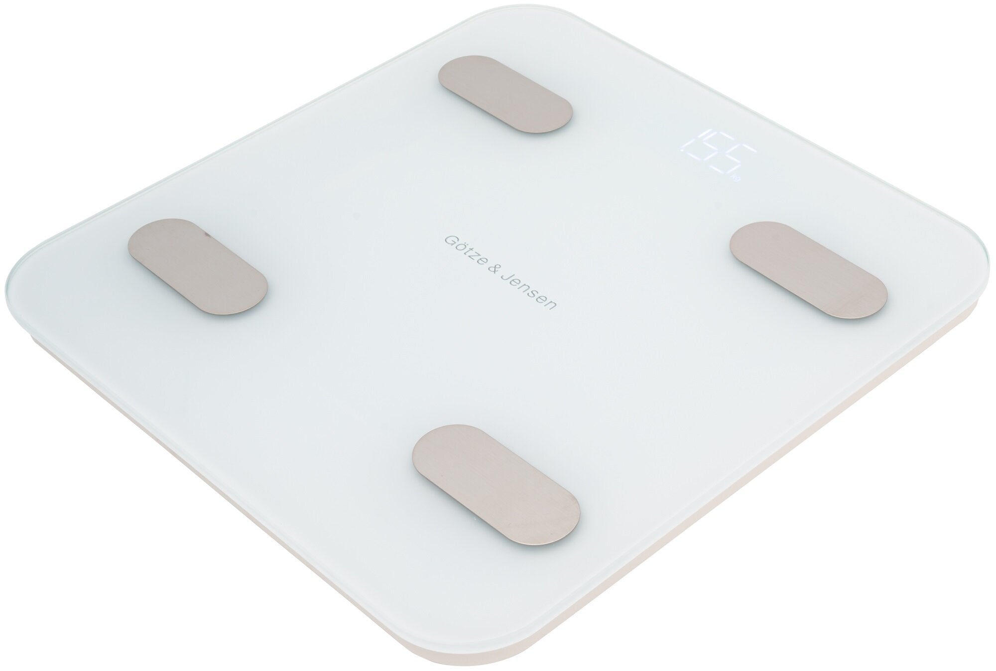 Bathroom scale GOTZE & JENSEN Analyzer BT BS700W White Batteries included yes