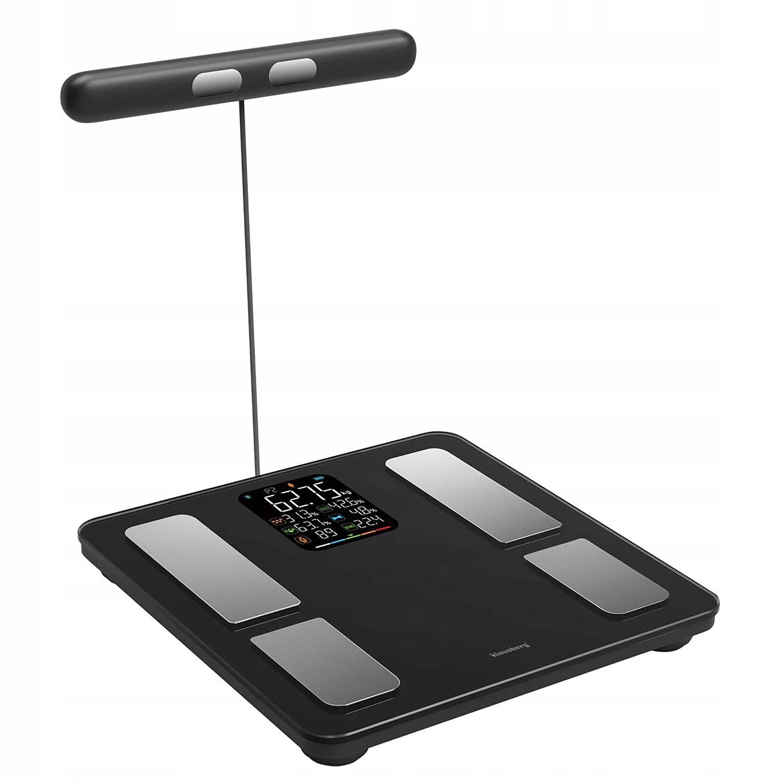 Bathroom scale with handle electronic analytical black up to 180 kg Manufacturer code KB-7856
