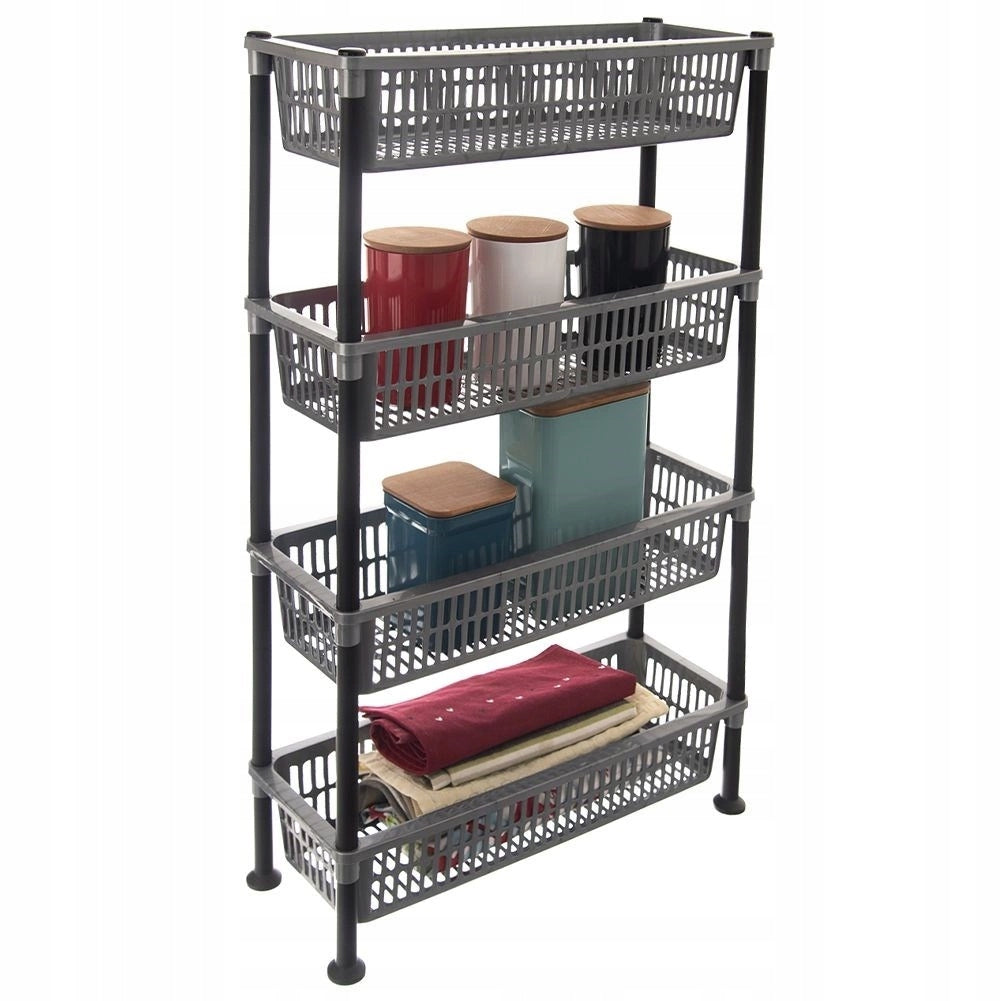 Bathroom shelving unit Narrow 4-level ORION 50 x 19,5 x 83 cm