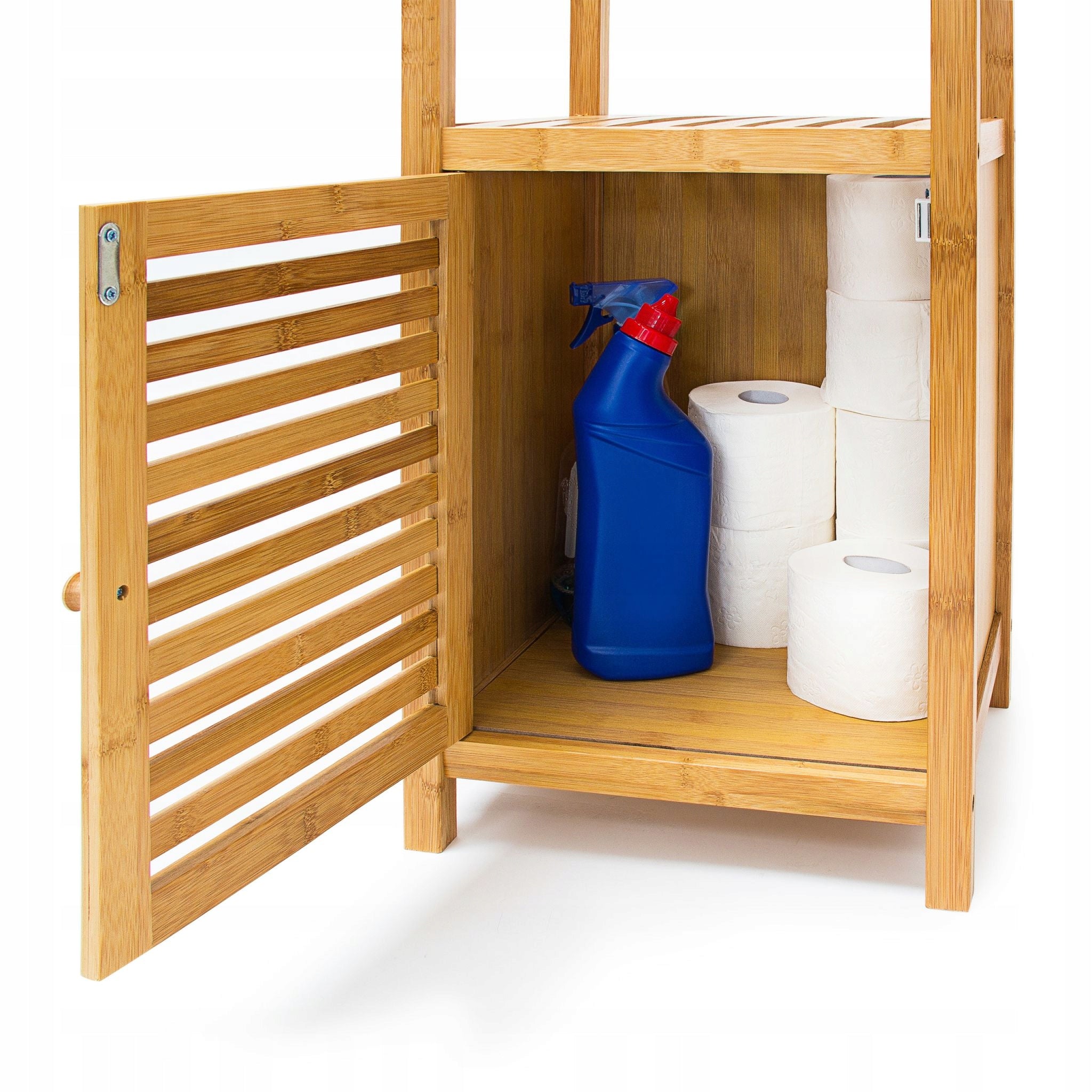 Bathroom shelving unit Relaxdays Brown oak 33 x 36 x 90 cm Manufacturer code 4052025047412