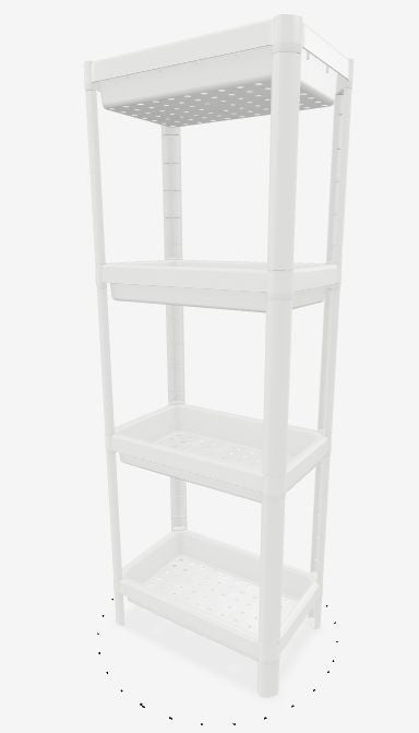 Bathroom shelving unit Smukee white 23 x 36 x 100 cm Manufacturer code BTS SUGA B200526