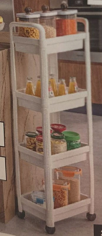 Bathroom shelving unit Smukee white 23 x 36 x 100 cm Packaging status original
