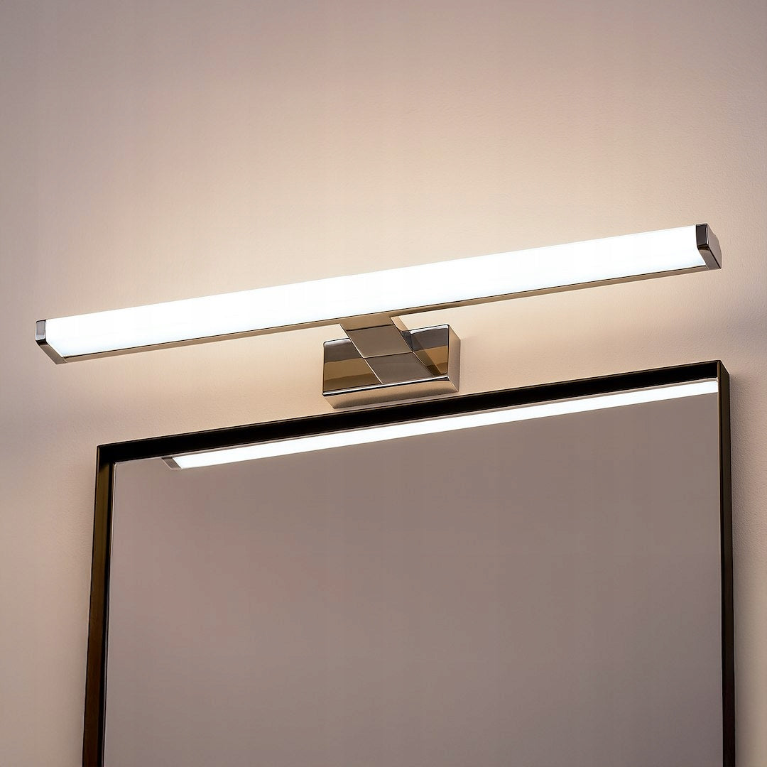 Bathroom wall lamp long silver chrome 4000K over mirror 60 cm 10W Packaging status original