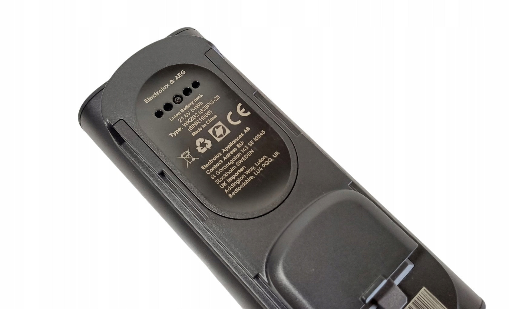 Battery Electrolux 600 battery for upright vacuum cleaner 21.6V , 2500mAh Manufacturer code Electrolux 600