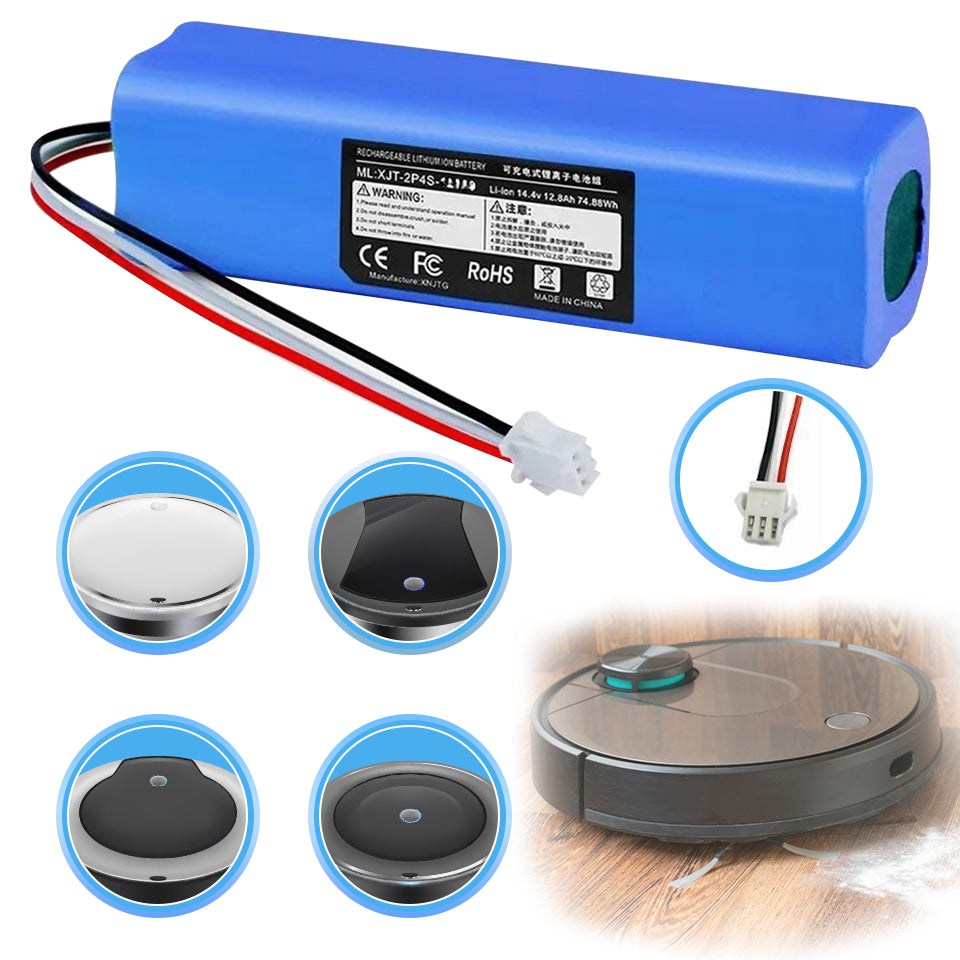 Battery H18650CH-2P4S battery for Roidmi Eve plus SDJ01RM 14,4V 5200mAh